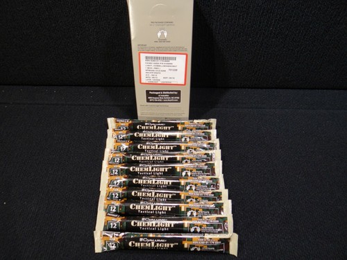 10 RED MILITARY 6" 12 HOUR CYALUME TACTICAL LIGHT STICKS GLOW CHEMLIGHT PREPPER - Picture 1 of 2