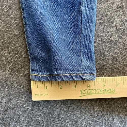 Levis Jeans Girls 8 23x23 Blue SilverTab Mini Mom Stretch Denim Adjustable Waist - Picture 11 of 11