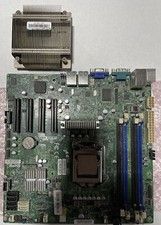 Supermicro X9SCM-F Motherboard W/ E3-1225 3.1ghz CPU No Memory Heat Sink