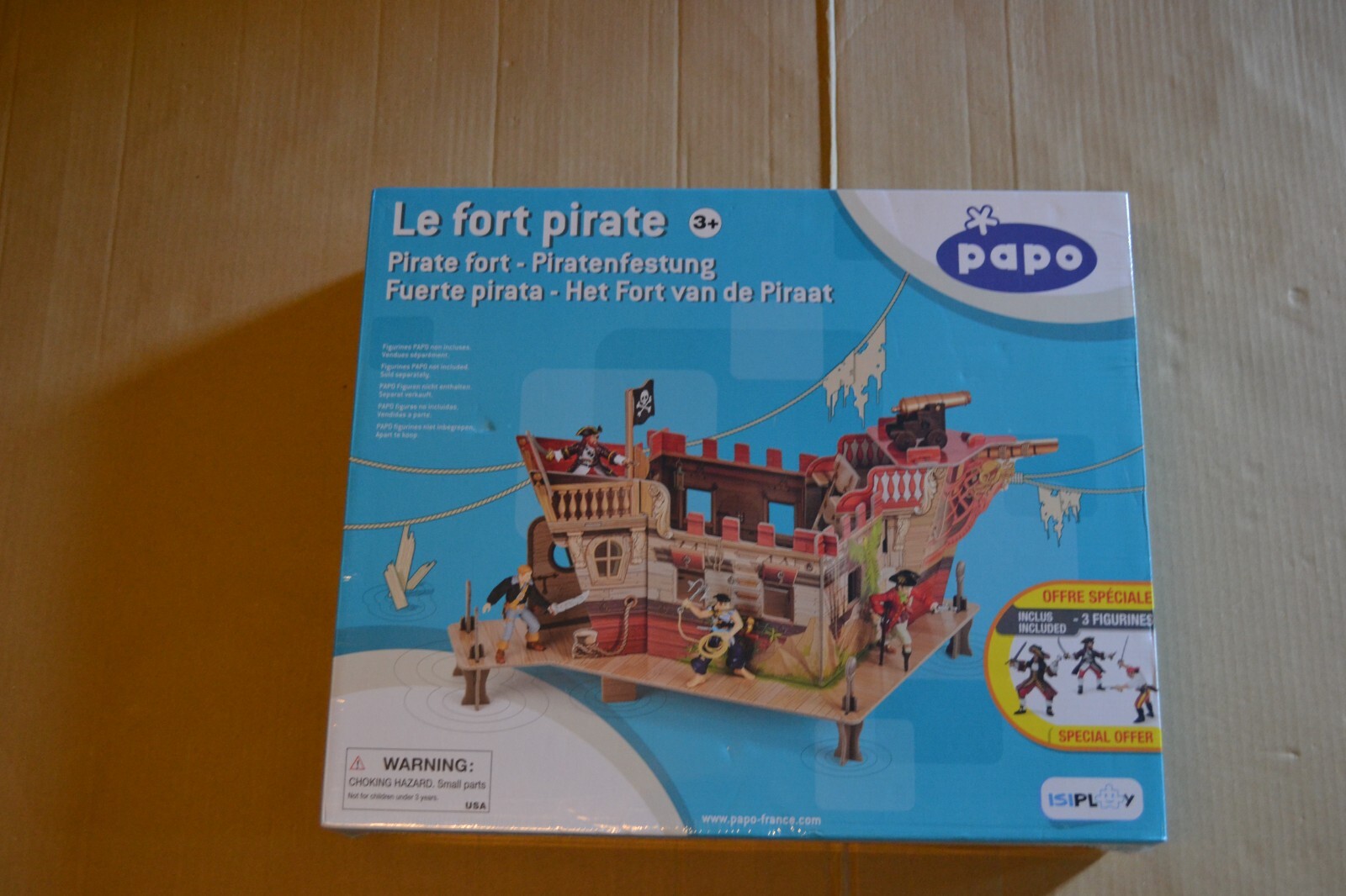PAPO - LE FORT PIRATE REF 80403 : jouet en coffret pour enfant