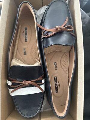 Clarks Women Shoes Navy 10