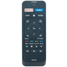 NC278 NC278UL Replace Remote for Philips Blu-ray Player BDP2501/F7 BDP2501/F7A