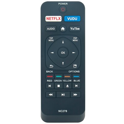 NC278 NC278UL Replace Remote for Philips Blu-ray Player BDP2501/F7 BDP2501/F7A