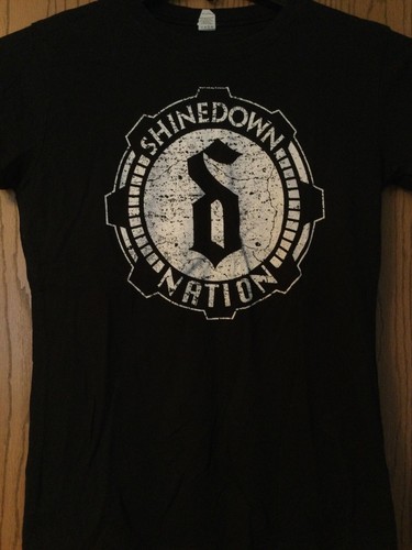 Shinedown - “Shinedown Nation” - 2012 Black Shirt - Ladies - L - Tultex