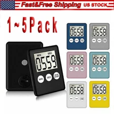 Large LCD Digital Kitchen Cooking Timer Count-Down Up Clock Loud Alarm Magnetic