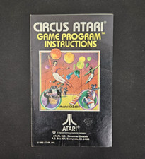 Circus Atari CX2630 Atari 2600 Game Program Instruction Manual Booklet 1980 