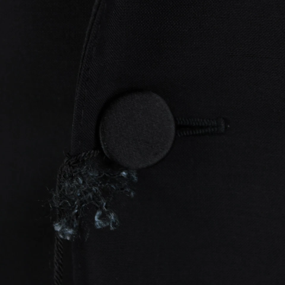 Esmoquin Lanvin nuevo con etiquetas mezcla lana/mohair talla 50R (40R EE. UU.) en azul marino oscuro liso Foto 2 de 4