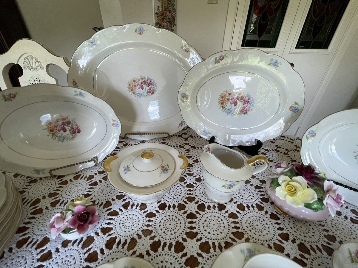 Theodore Haviland New York -BRETON-CHINA SET-6 Pieces, 8 Place