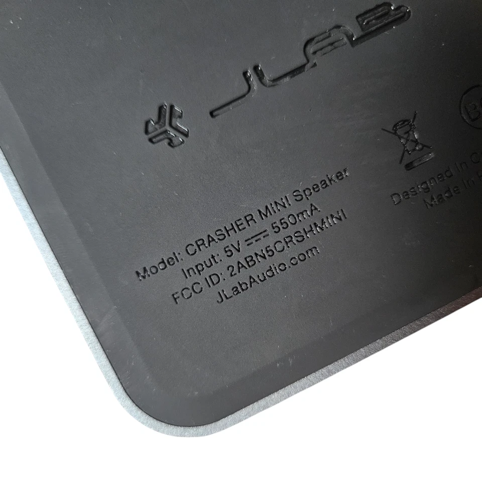 JLab Crasher Mini Bluetooth Speaker Audio Metal Build Portable Splashproof - Image 4 of 4