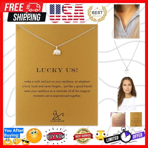 Inspirational Butterfly Pendant Necklace with Message Card - Perfect Gift for...