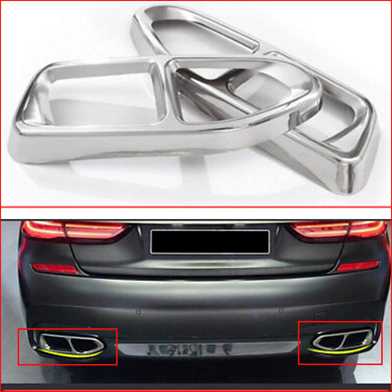 for BMW 7 Series G11 G12 730 740 750 16 17 Sport Exhaust Tip Muffler