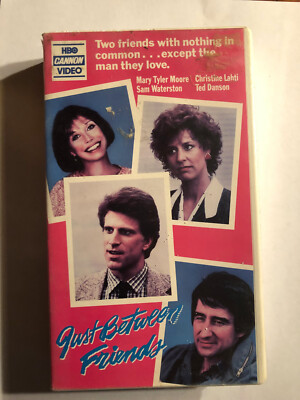 Just Between Friends VHS Mary Tyler Moore, Ted Danson, Christine Lahti HBO Video