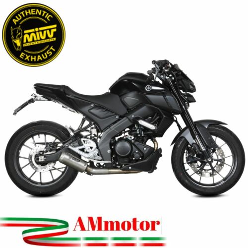 Escape Completo Moto Mivv Yamaha MT 125 2022 Silenciador Mk3 Inox Racing - Imagen 1 de 3