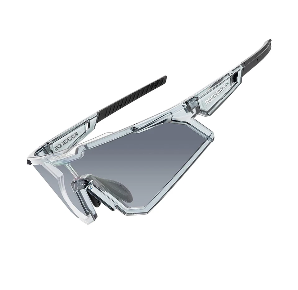 ROCKBROS Photochromic Goggle Cycling Sunglasses Sport Road Mountain Bike Glasses - Image 3 of 4