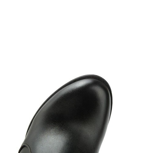 Zapatos para mujer de cuero sintético tacones altos con cremallera botas al tobillo talla grande EE. UU. - Imagen 7 de 19