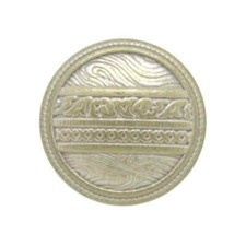 METAL DOMED DESIGNER BLAZER BUTTONS ANTIQUE DULL GOLD  20mm (32L)