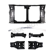 6PC For 2014-22 INFINITI Q50 Radiator Support + Bracket+ Front Bumper Impact Bar