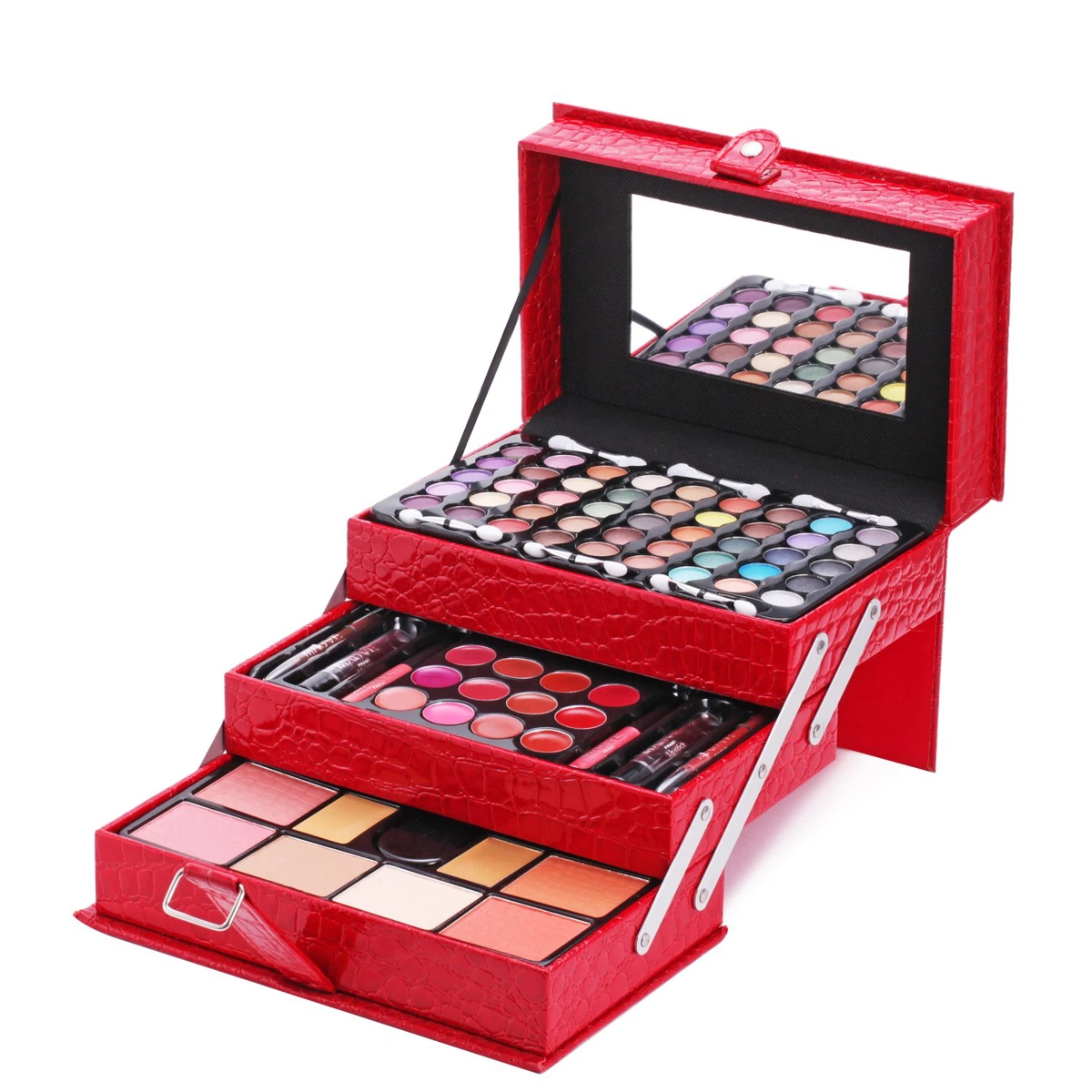 Kit De Maquillaje Profesional Estuche Sombras L piz labial Blushes