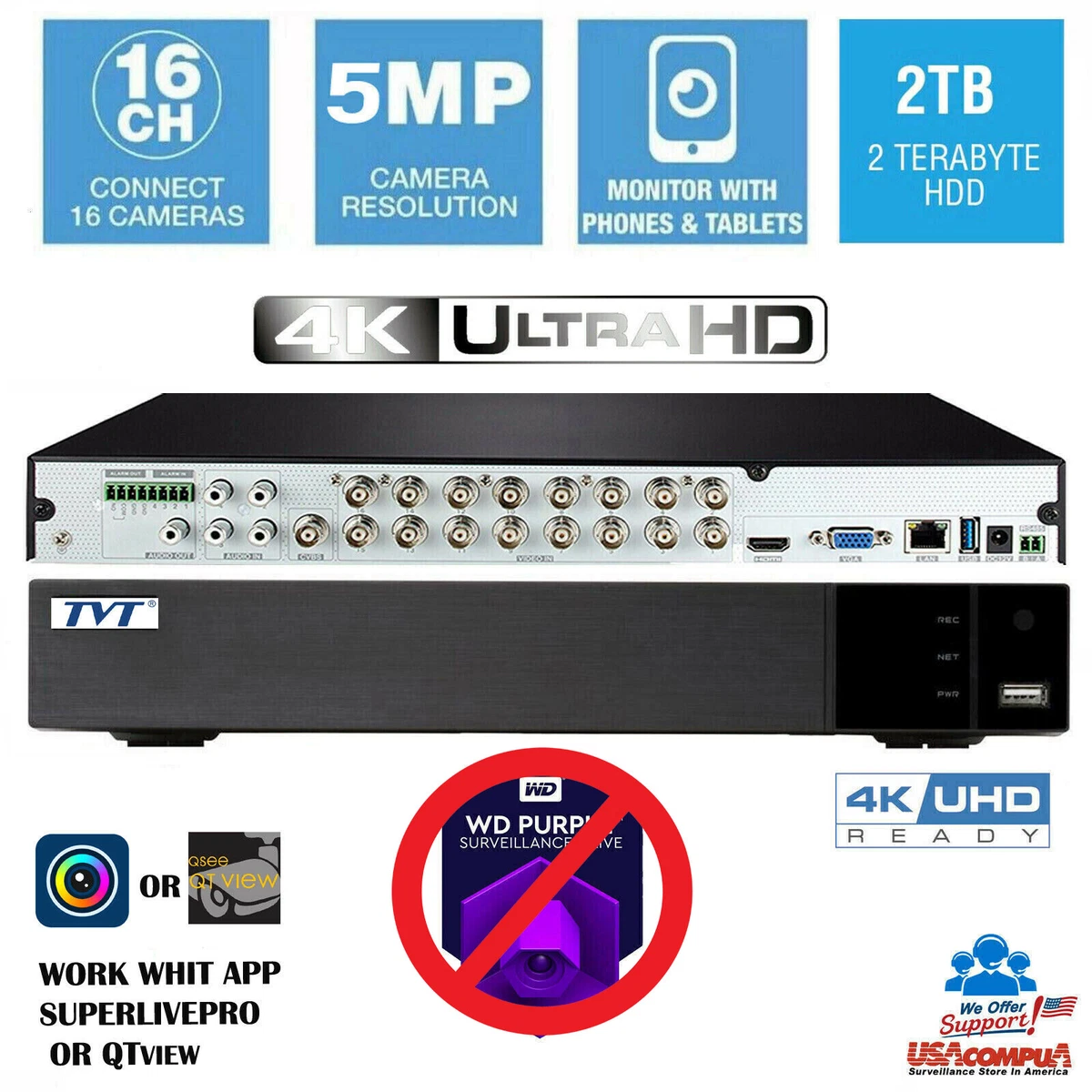 16 channel dvr best sale 5mp