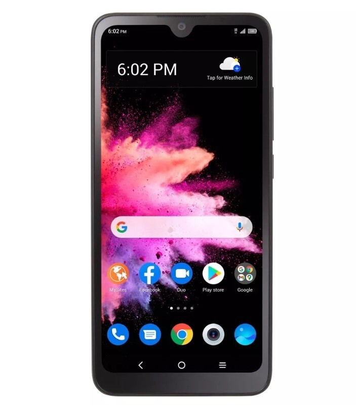 Смартфон Alcatel SMALT602DCP TCL 30 Z 4G (32 ГБ) CDMA Verizon с предоплатой, черный