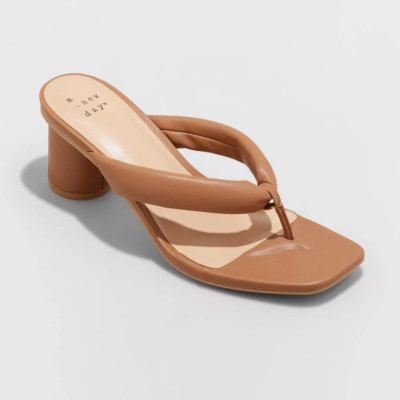 Womens' Elvie Mule Heels Brown - A New Day Size 9.5 (B-241)
