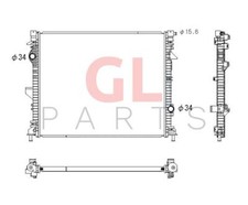 Engine Radiator Cooling For Ford Edge 2015-2018 F2GZ8005C KOYORAD New