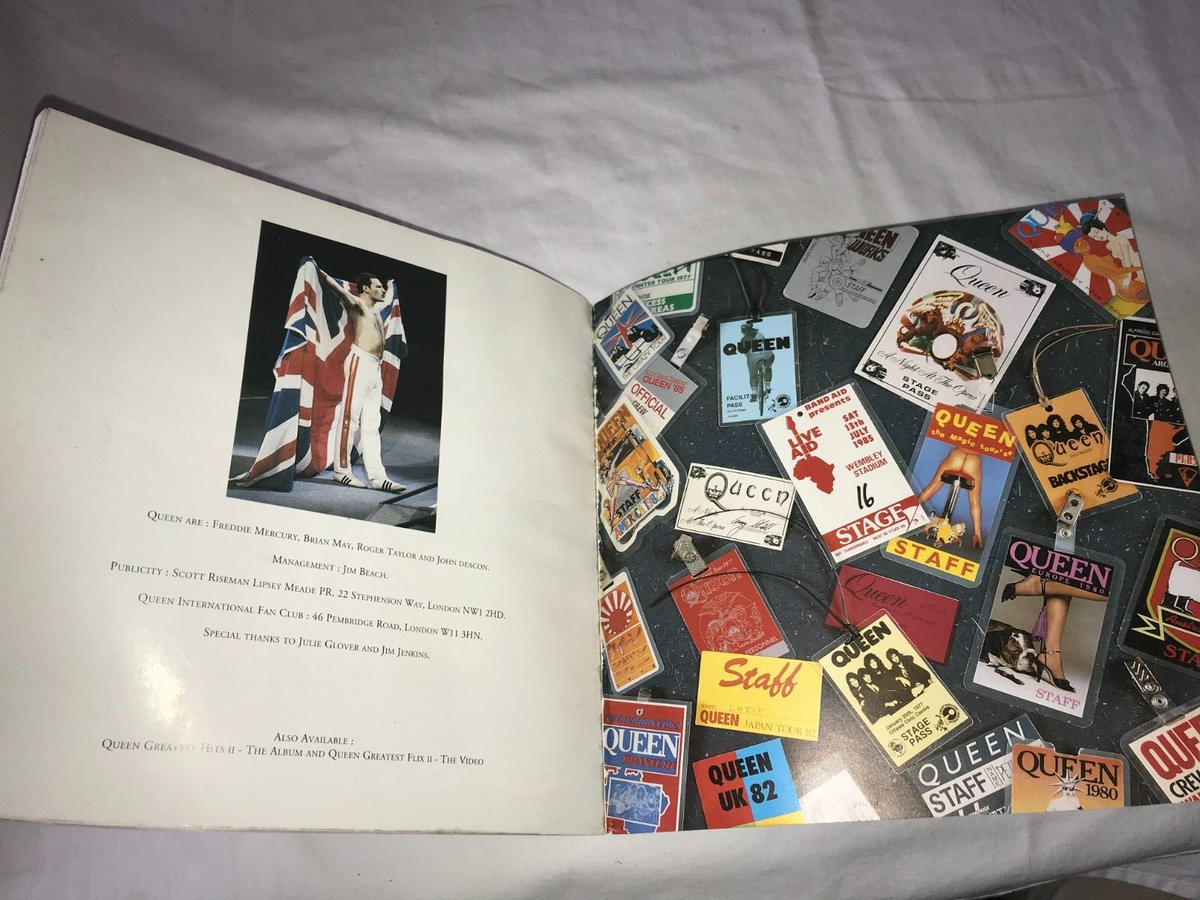 HTF Rare 1991 IMP Books QUEEN Photos GREATEST PIX II Freddie