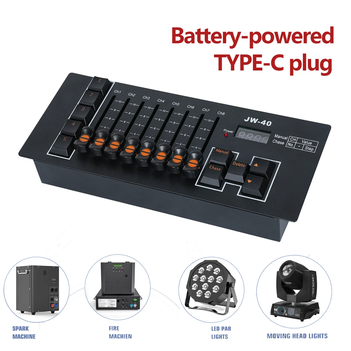 Mini 2024 dmx lights