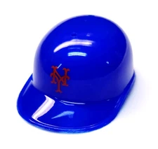 NEW YORK METS MLB RARE 1999 NEW MINIATURE BATTING HELMET 2" LONG PLASTIC 