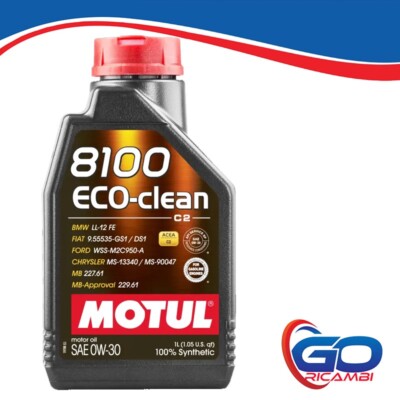 4 Litri MOTUL 8100 X-CLEAN+ EFE 0W-30 OLIO MOTORE AUTO Sintetico Acea C3 Flacone 1 Lt 04mo34 - Foto 10