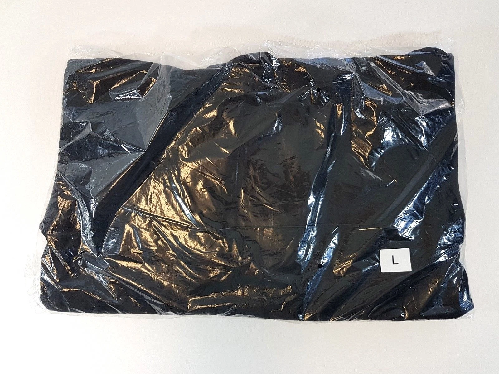 Felpa con cappuccio Supreme manica ad arco nera taglia large SS17