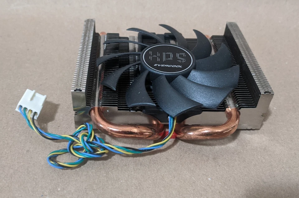 1U/ Mini ITX/ATX Copper Heatpipe CPU Cooler for Intel 1156 1150 1155 LGA 775 - Image 4 of 4
