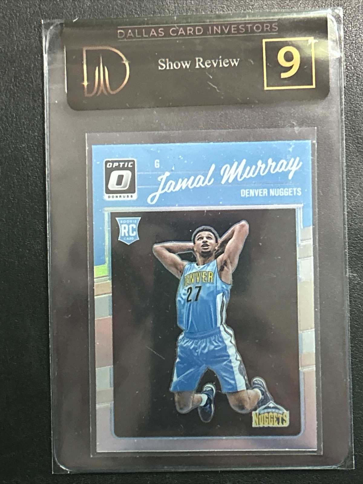 2016-17 Panini Donruss Optic JAMAL MURRAY Holo Prizm ROOKIE #157 NUGGETS Mint 9