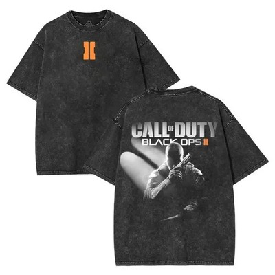 Call of Duty Black Ops 2 Game Crew Neck 90s graphic t-shirt Style