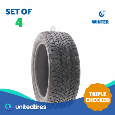 Set of (4) Used 255/45R19 Michelin X-Ice Snow 104H - 7.5-9.5/32