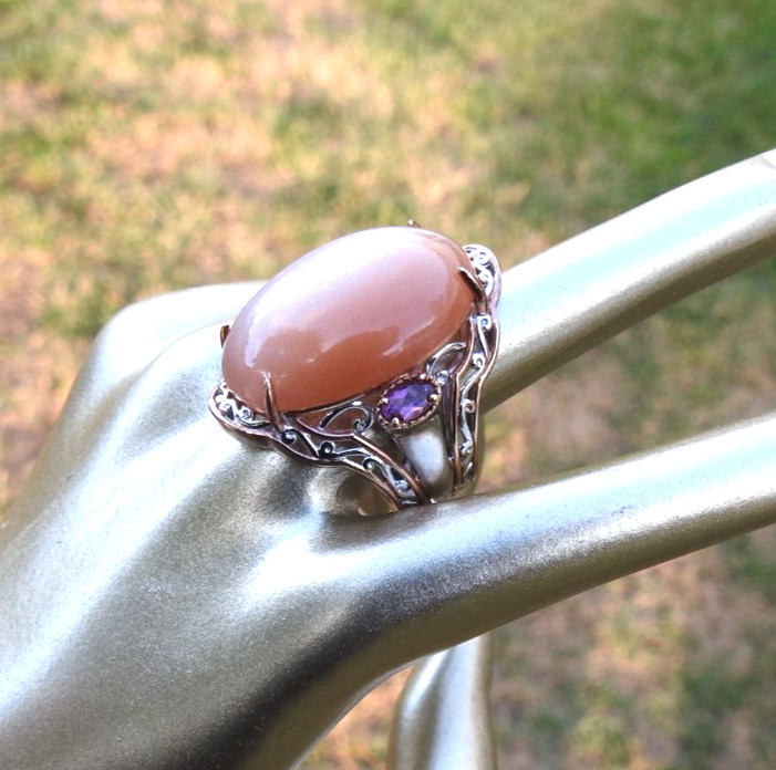 Designer Michael Valitutti NH 925 Sterling Silver Ring Size 6 19.4g