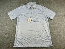 Collars Co Polo Shirt Mens Large Relaxed Plaid Short Sleeve Executive