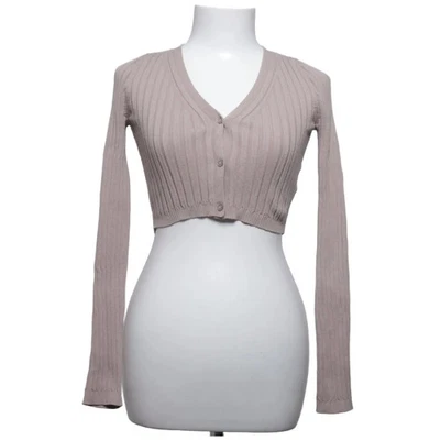 H&M, cardigan, femme, taille : XS, beige, polyamide/polyester/viscose #j9I - Photo 1/4