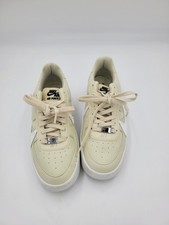 Nike Air Force 1 Pixel Women's Sneakers Leather Laced Shoes Beige Sz 7