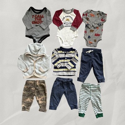 Boys 6 Months Clothes 16 Piece Lot Mix Brands and Styles Carter's, Nike and more