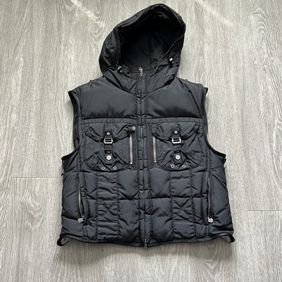 Peuterey Goose Down Puffer Utility Vest Size M Outdoors Workwear Warm
