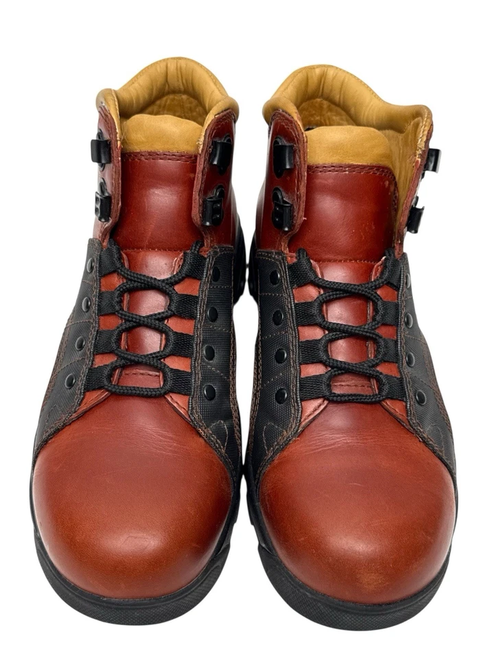 Nike ACG Air Adventurist Mens Size 6.5 Hiking Boots Black Brown Leather Vintage - Image 2 of 4