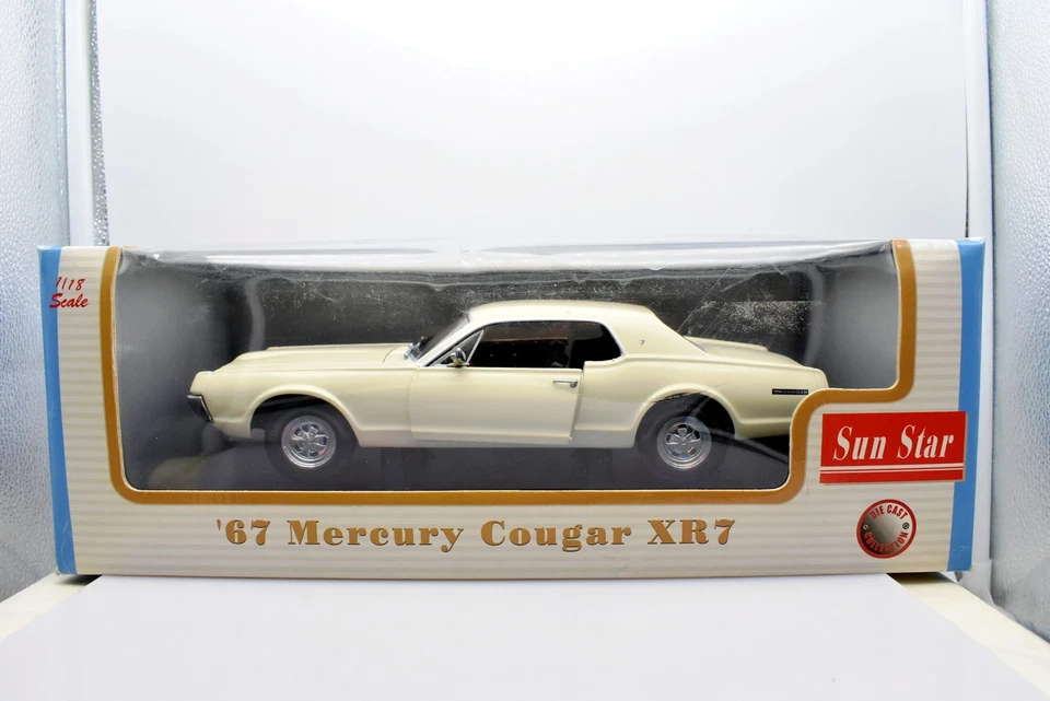 Modellino auto americane 1:18 mercury cougar XR7 diecast modellismo statico car - Immagine 2 di 4