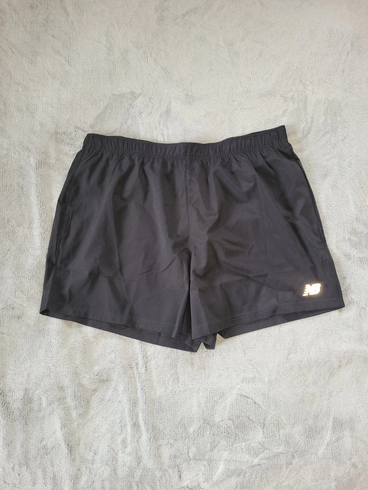 New Balance Mens Size XL Core Running Lined Shorts Black Lightweight NB DRY
