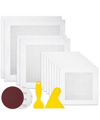 Bates Choice - Drywall Repair Kit, 16pcs, Dry Wall 16 pcs, 4'', 6'', 8'', Metal 