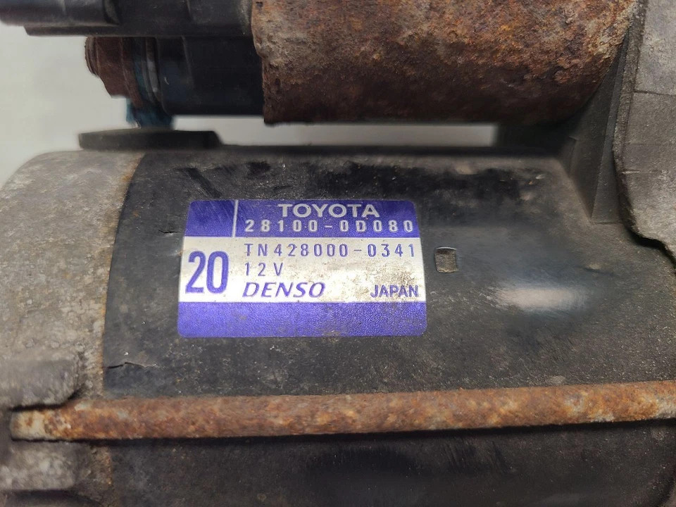 Motor de arranque Toyota Corolla (1,8 L/AT) 2003-08 - 1,8 kW Foto 2 de 4