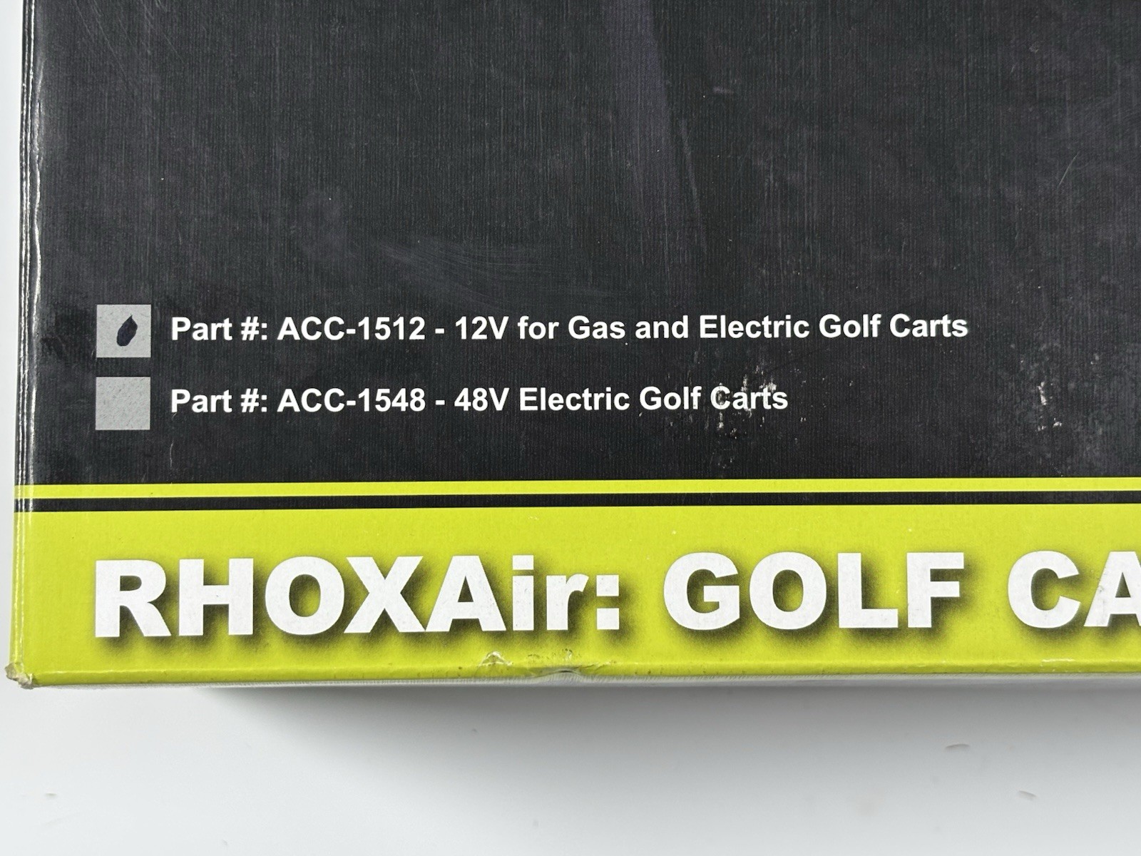 Rhox Air Golf Car Cart Cabin Cooling Fan 12V Gas-Electric