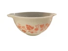 Pyrex Pink & White Cinderella  Gooseberry Print Mixing Bowl # 441-SEE DETAILS