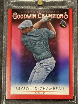 BRYSON DECHAMBEAU  GOLF GREAT!!! ROOKIE  CARD UPPER DECK