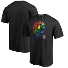 Unisex Black Chicago Sky Team Pride T-Shirt